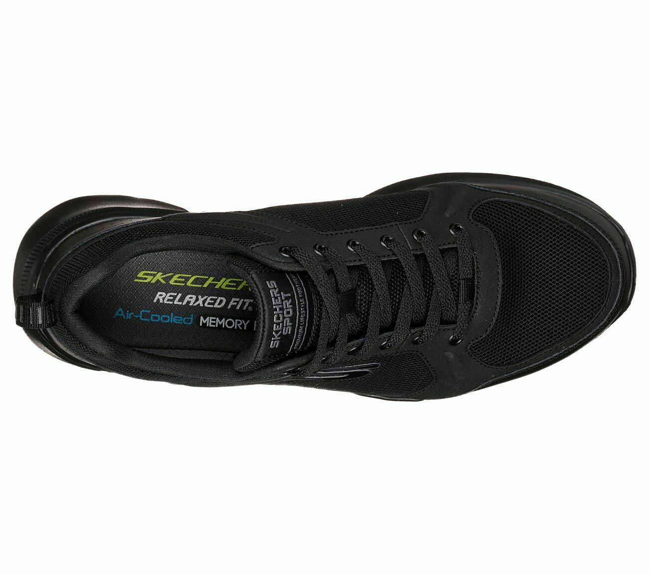 Skechers Sport Men's Shoes Black Memory Foam Comfort Casual Train Athletic 52940 Athletic