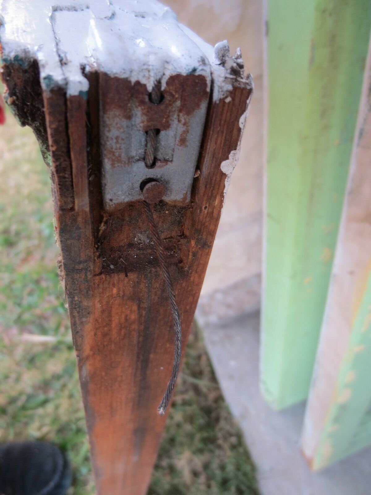 MSC Antique Cast Iron Double Hung Window Sash Counter Weight 5.5lbs 13.5/" Long