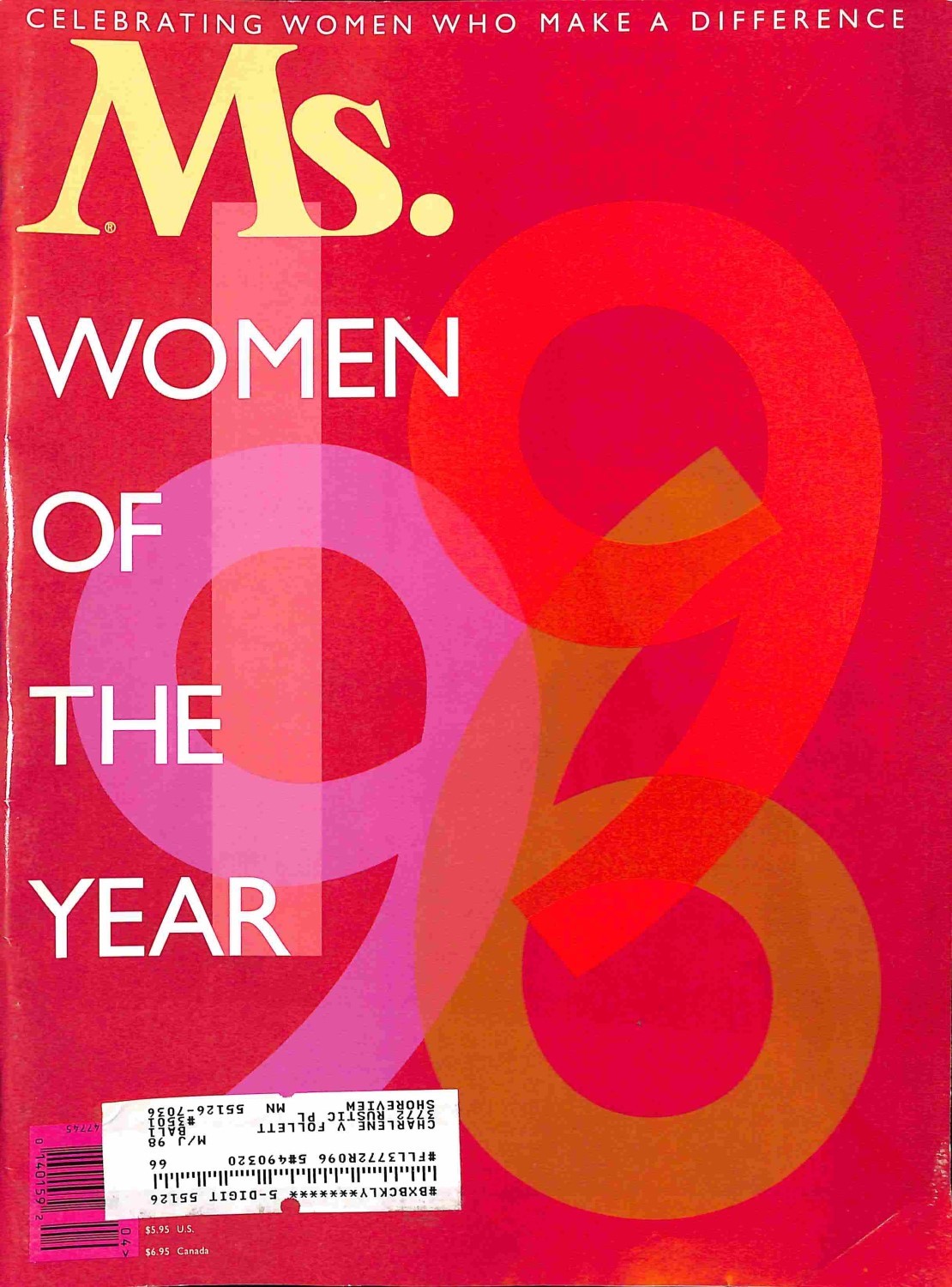 Ms November Ms. Magazine, November 1996 - Magazine Back Issues