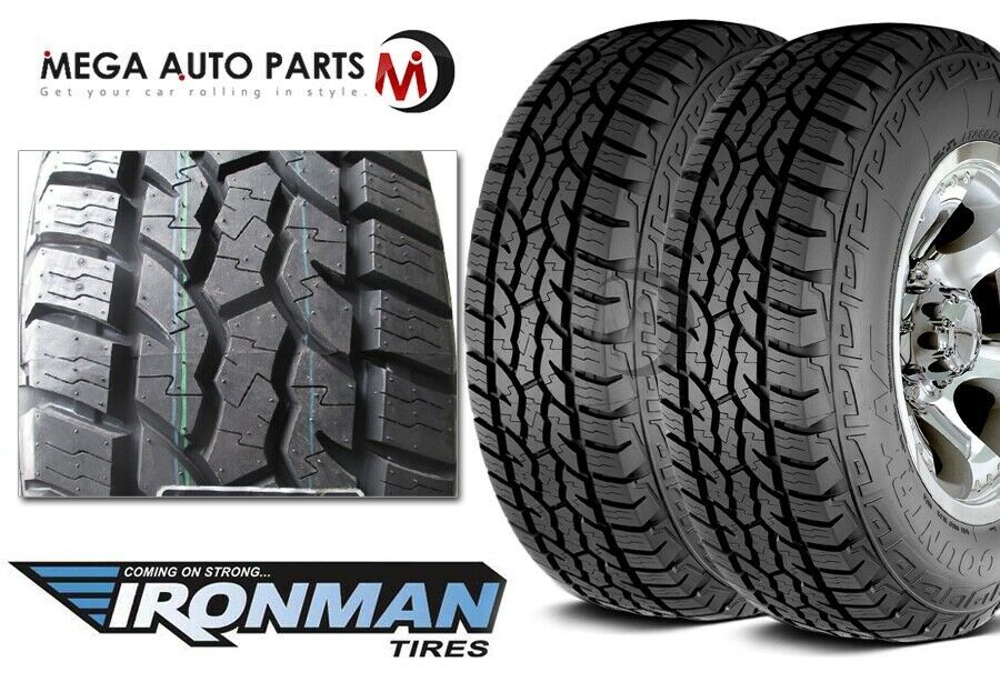 2 New Ironman All Country AT LT265/75R16 10P E Load 123/120Q All Terrain Tires Tires