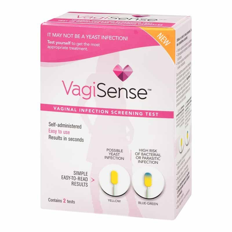 Vagisense Vaginal Infection Screening Test contain 2 tests Canada
