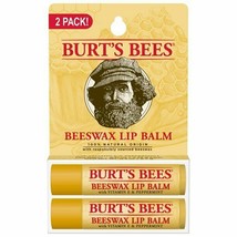 Burts Bees 100% Natural Origin Mint  Moisturizing Lip Balm, Beeswax, 2 C... - $16.82