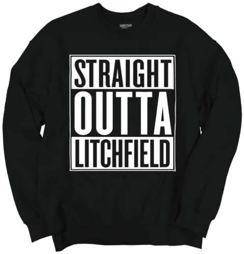 Straight Outta Litchfield Compton NWA Orange New Black Funny Sweatshirt ...