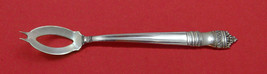 Danish Baroque By Towle Sterling Silver Olive Spoon Ideal 5 7/8" Custom Made - $79.00