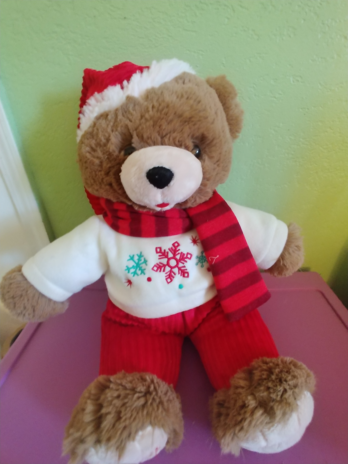 christmas brown bear