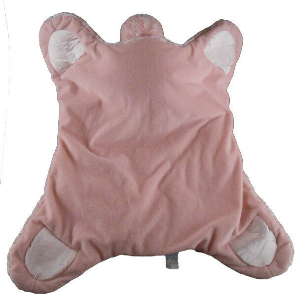 gund pink bear blanket