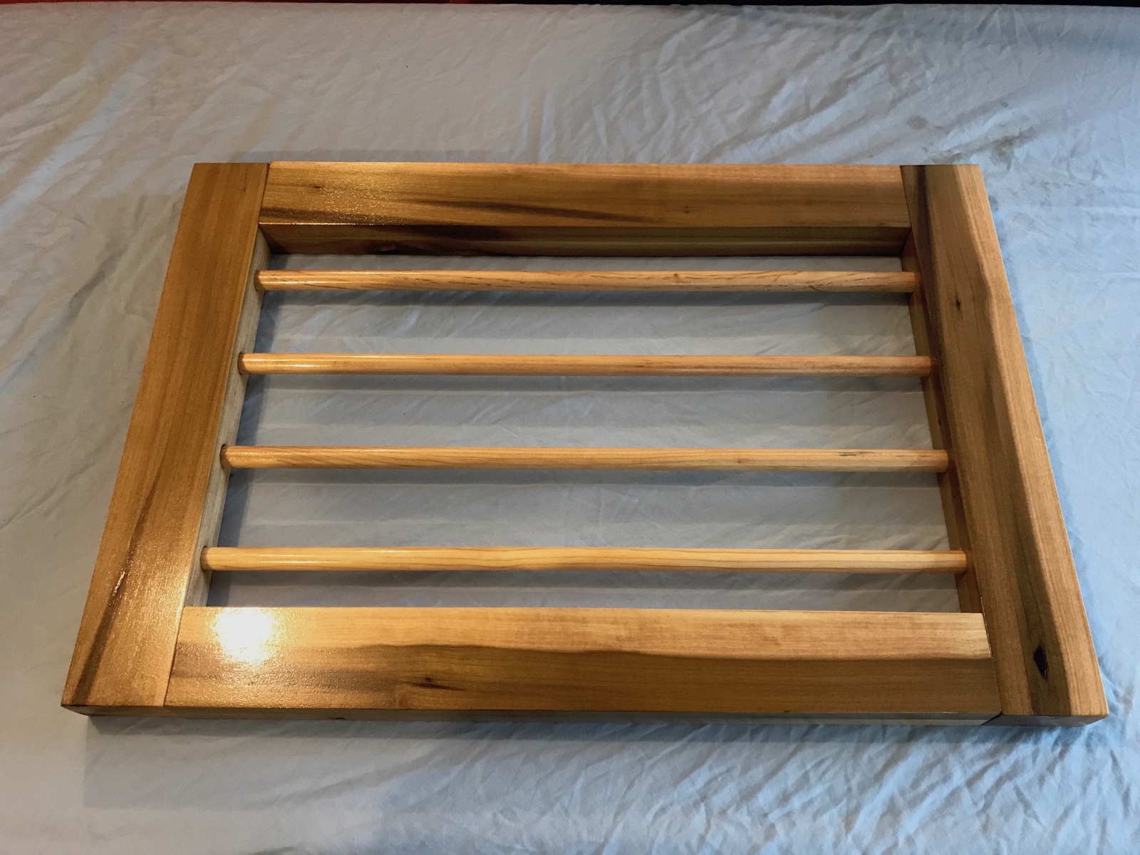 Handcrafted Wooden Medal Rack Finished Pieces Medal Rack