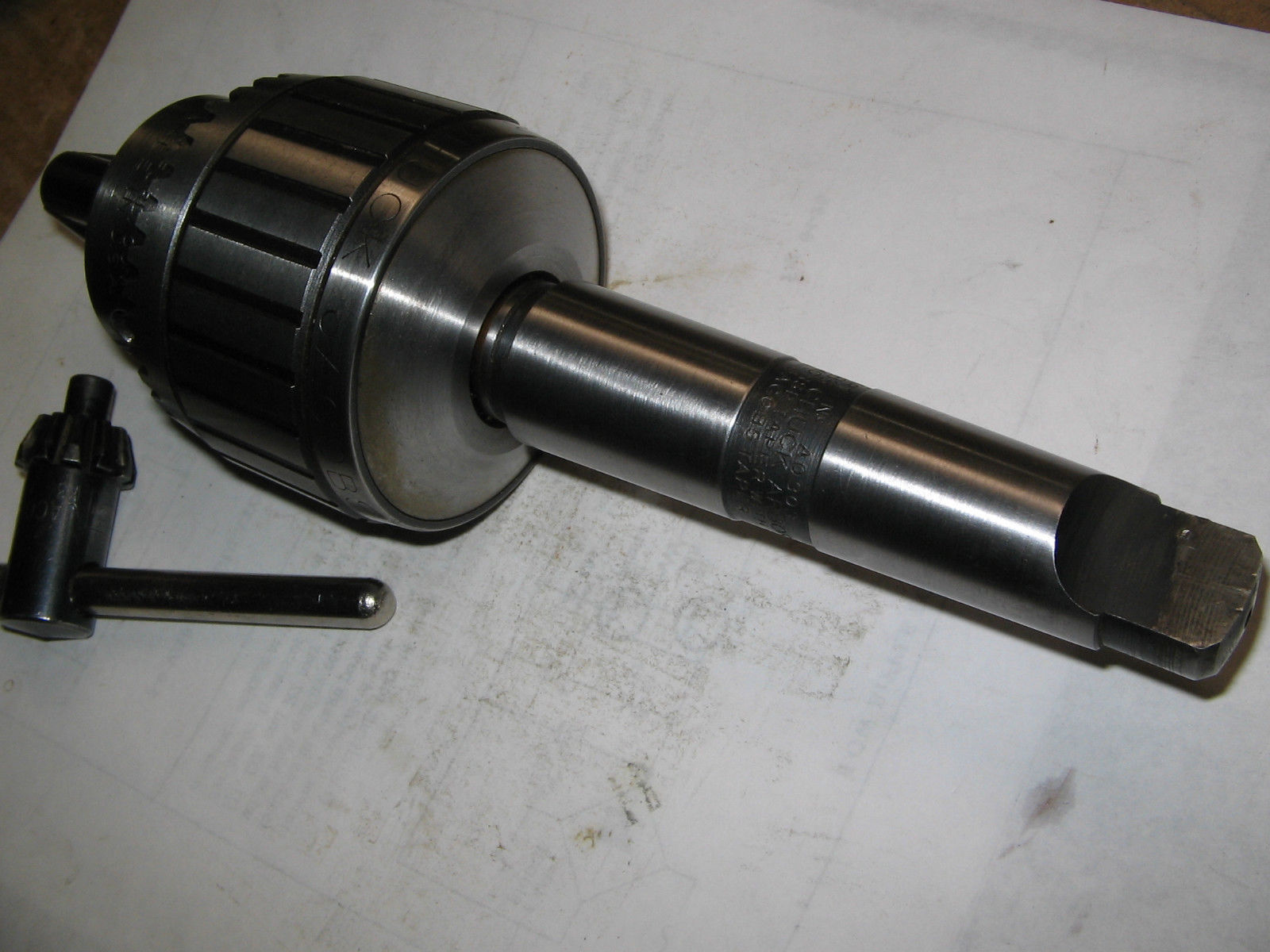 Jacobs 14N Drill Chuck/Key, JT3 Mount, MT3 Arbor, 01/2"Capacity, rac