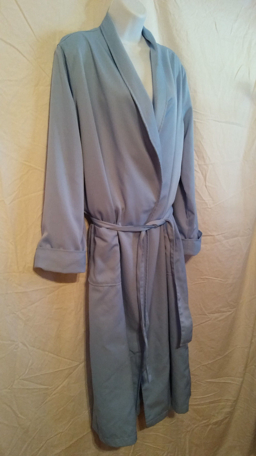 Womens Gilligan & Omalley TERRY CLOTH LINED Long Bath Shower RobeEUCS