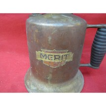 VINTAGE MERIT BLOW TORCH WITH SOLDERING IRON #12 - $44.54