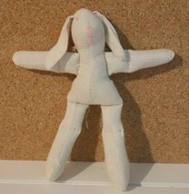 VINTAGE 5&quot; CRAFT Muslin BUNNIES doll NEW! - $3.95