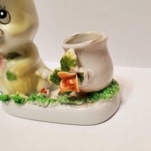 Vintage Baby Chick Figurine, Toothpick Holder / Planter, 1950s Taiwan MCM image 4
