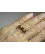 2CT Round Cut Red Ruby &amp; Pearl With Antique Victorian Ring 14K Yellow Go... - $84.14
