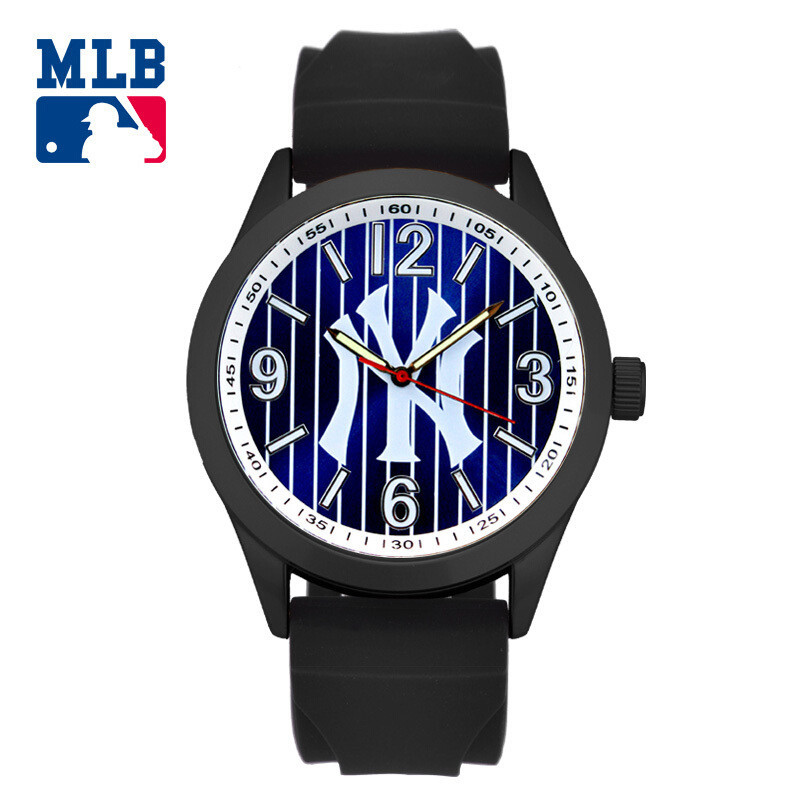New York Yankees MLB Team Mens Wrist Watch Rubber Band Limited Editions