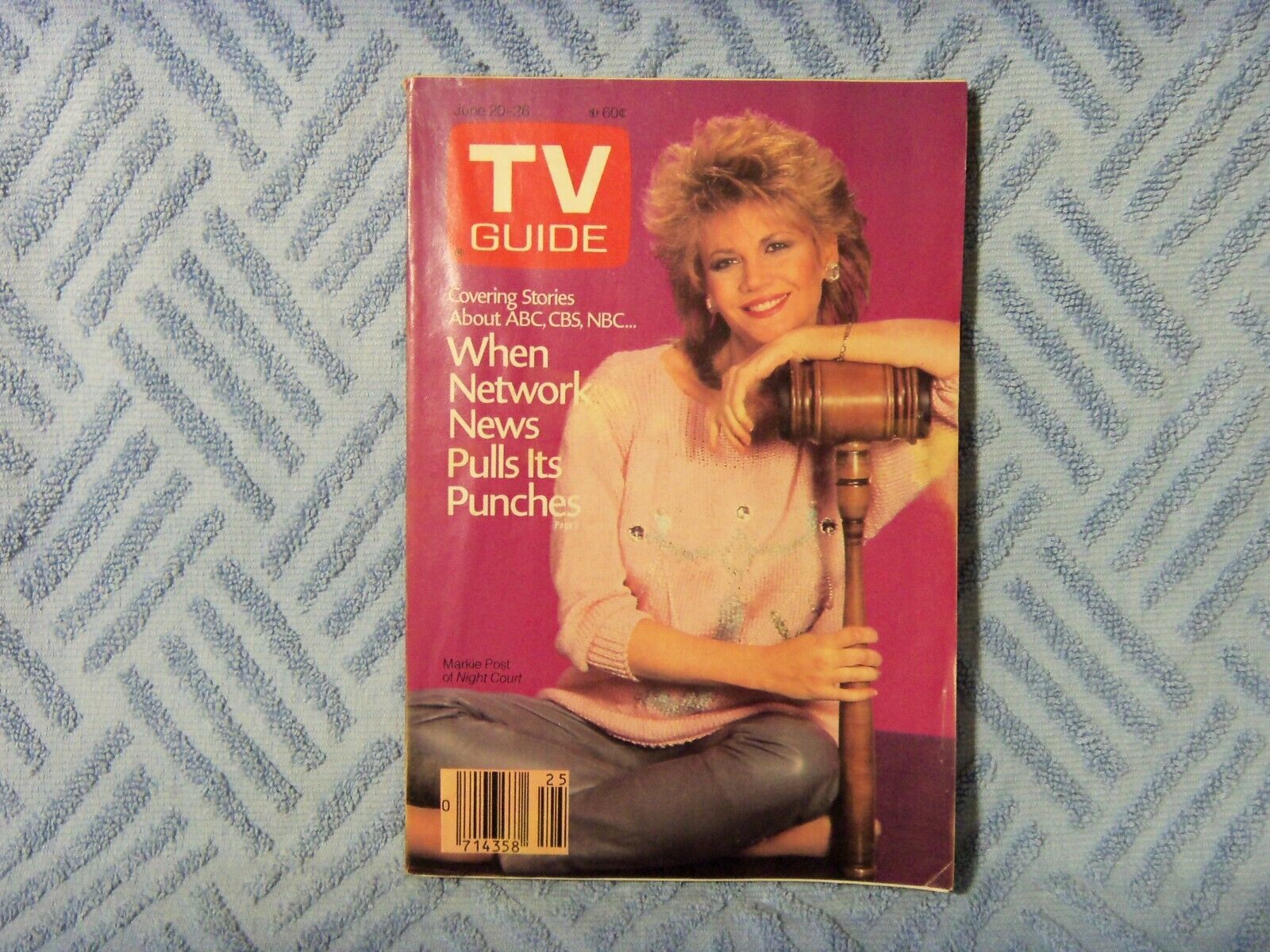 VINTAGE TV GUIDE MAGAZINE JUNE 2026, 1987 MARKIE POST COVER Magazines