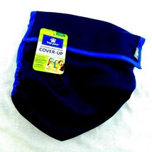 Top Paw Male Dog Cover Up Wrap Diaper Belly Band Large Navy Blue Washable - $10.99