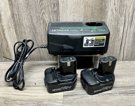 Hitachi UC12SD Battery Charger for 12v Power Tool & 2 Batteries  EB 1212S -OEM - $49.48