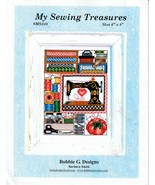 Counted Cross Stitch Pattern by Bobbie G. Designs My Sewing Treasures #MS348 - $3.00