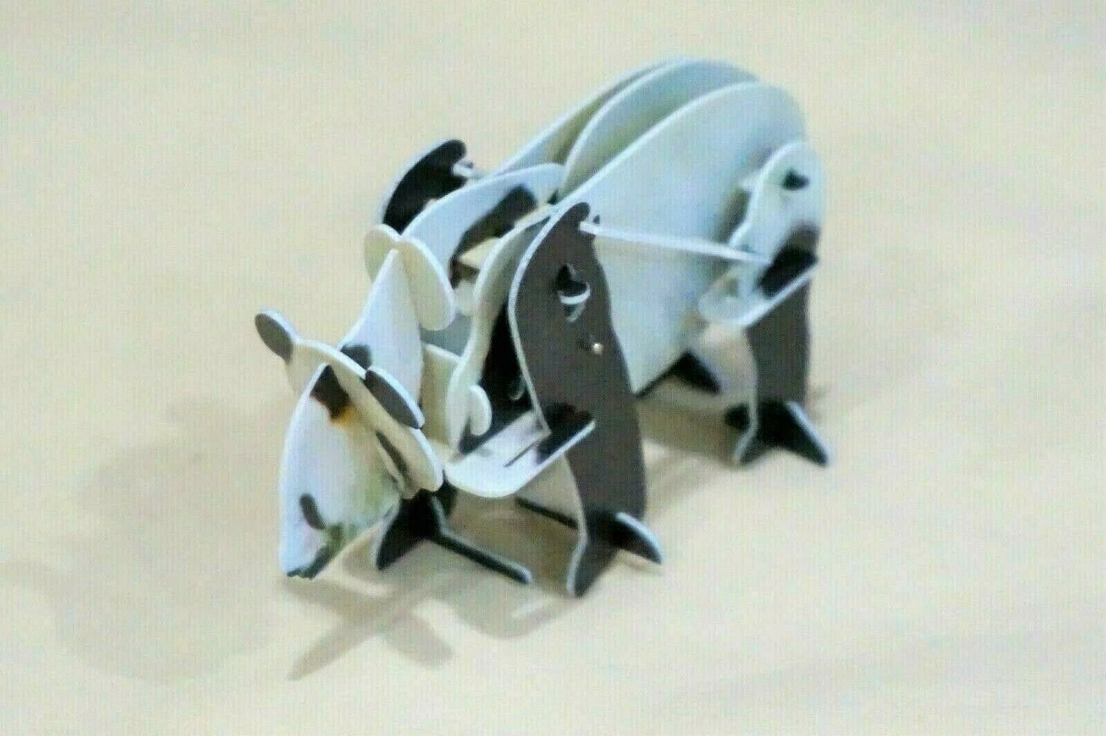New Wind Up Moving 3D Puzzles Walking Panda 3 No Tool Imported from Japan
