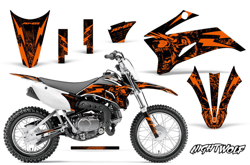 Yamaha TTR 110 Dirt Bike Graphic Sticker Kit Decal Wrap MX 2008-2018 ...