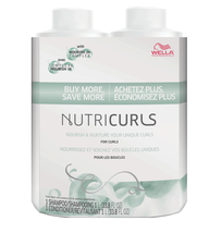 Wella Nutricurls Shampoo and Conditioner liter Duo for Curls
