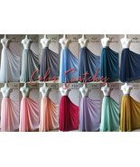 Chiffon Color Card Wedding Bridesmaid Chiffon Color Samples-Dressromanitc cusotm - $1.00