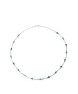 NEW STERLING SILVER TURQUOISE NECKLACE $150 - $70.45