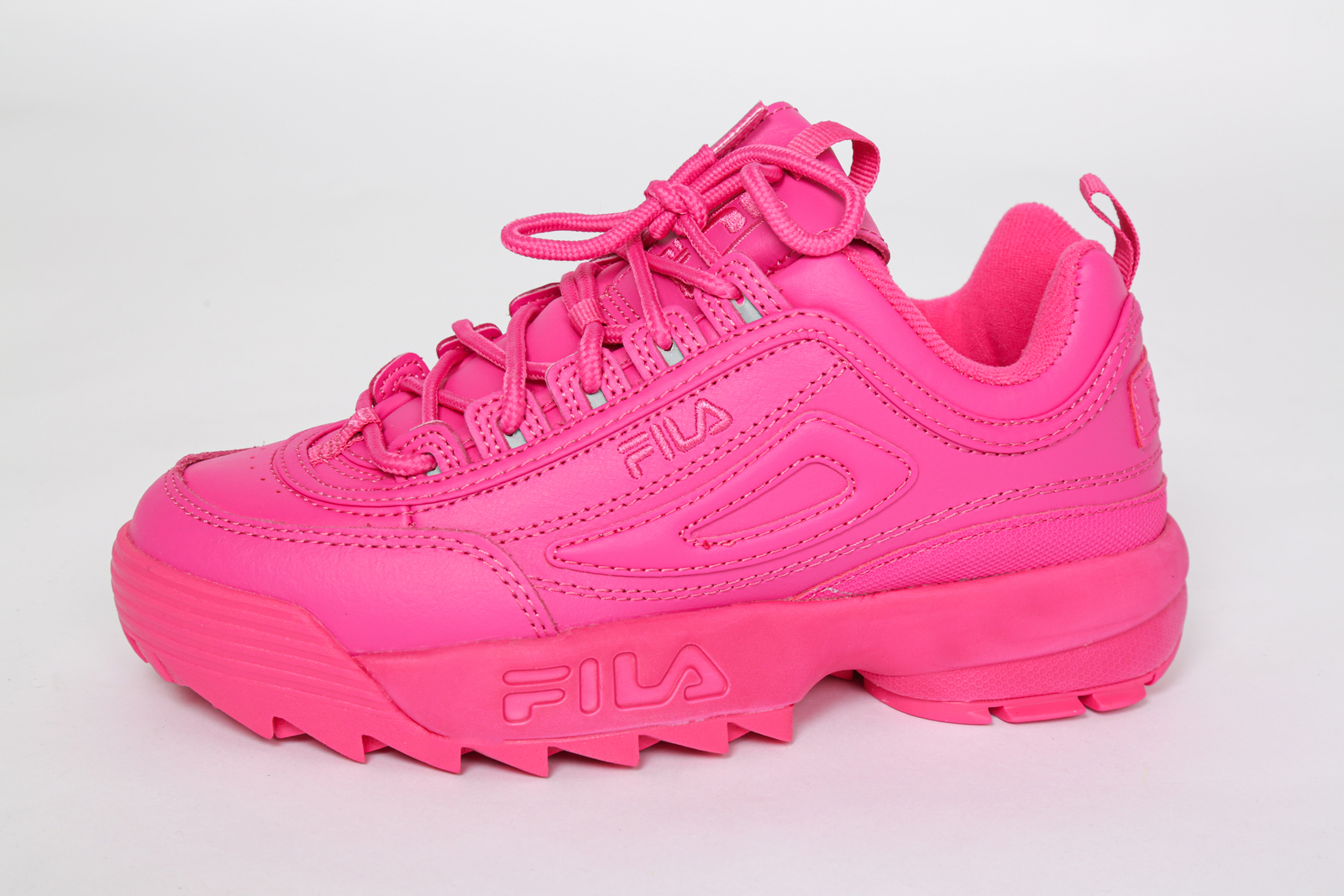 Fila Women's Disruptor II Premium Sneakers, Fuchsia Purple/Fuchsia ...