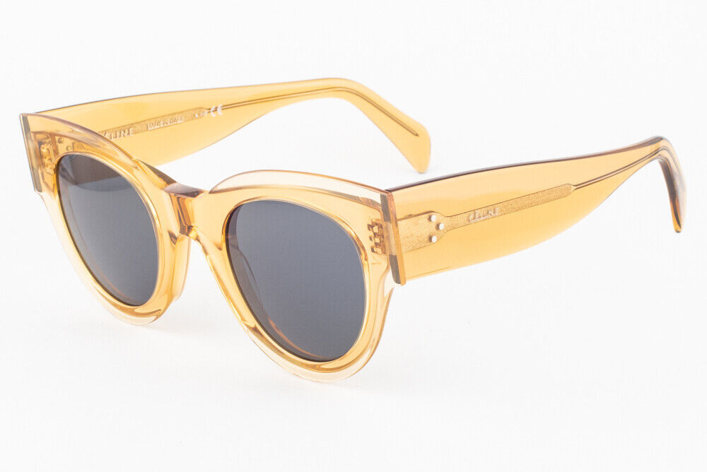 Celine CL 40008I 39N Transparent Yellow / Green Sunglasses 48mm