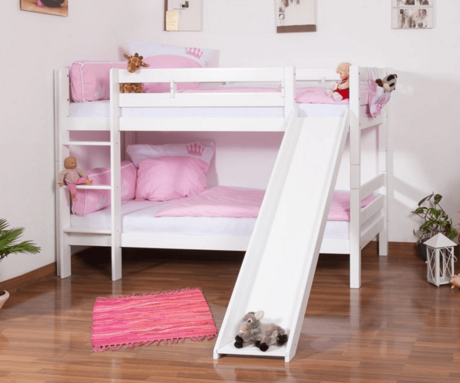 bunk bed with slide