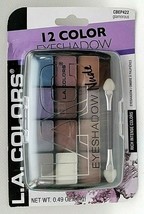 EYESHADOW Nude L.A Colors 12color Shade & Highlight Eye Shadow Glamorous#CBEP422 - $8.50