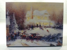 Springbok Thomas Kinkade 500 Puzzle Painter Of Light Victorian Christmas Ii 1996 - $10.65