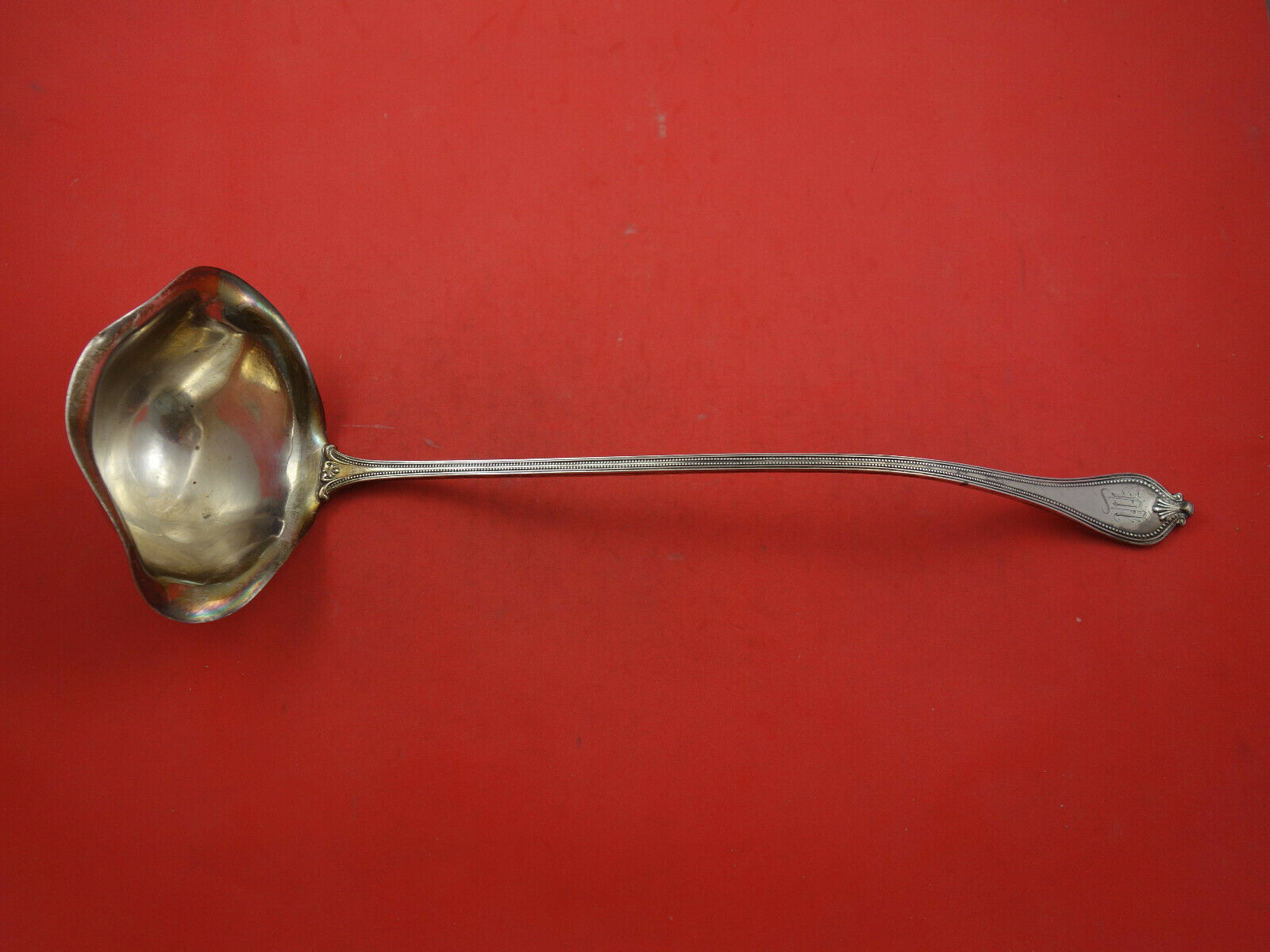 Primary image for Old Newbury by Towle Sterling Silver Punch Ladle FH AS GW 14" w/double spouts 