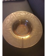 Large Vintage Pink Depression Glass Pedestal Bowl or Compote - $85.00