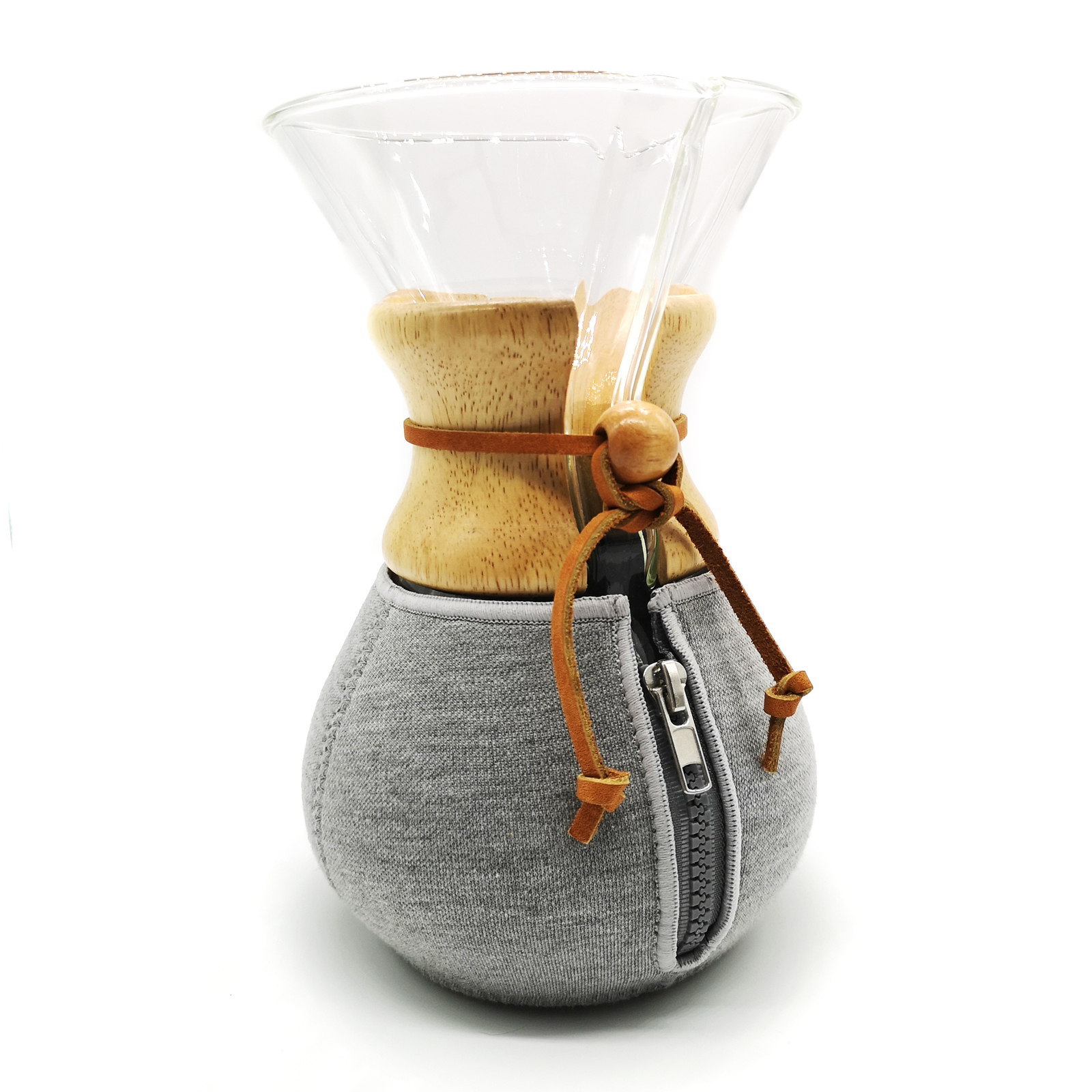 Chemex Coffee Maker Cozy Pour Over Filter Coffee Warmer Accessories Grey Coffee, Tea