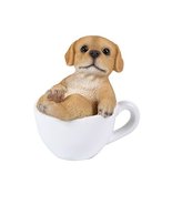 Pacific Giftware Labrador Puppy Adorable Mini Teacup Pet Pals Puppy Coll... - $17.09