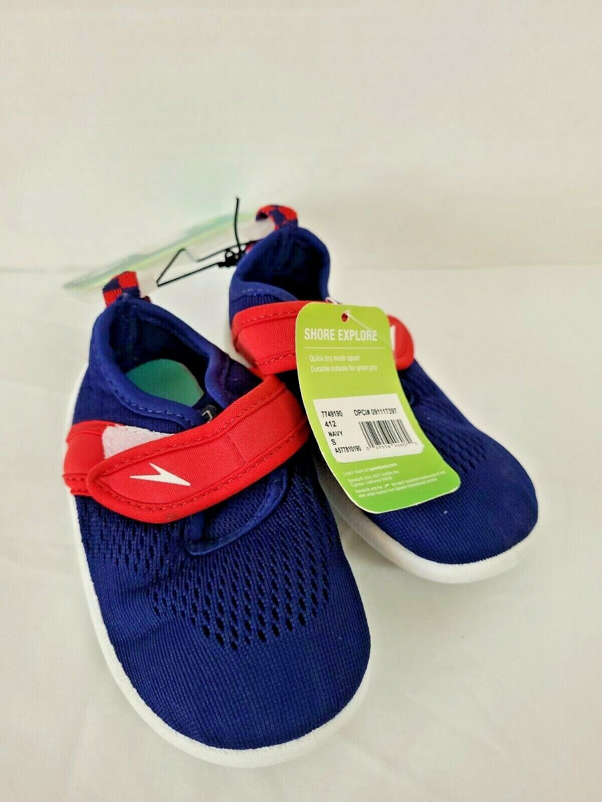 Primary image for Speedo Toddler Boys' Shore Explore Water Shoes Small, 5-6- Navy, Blue
