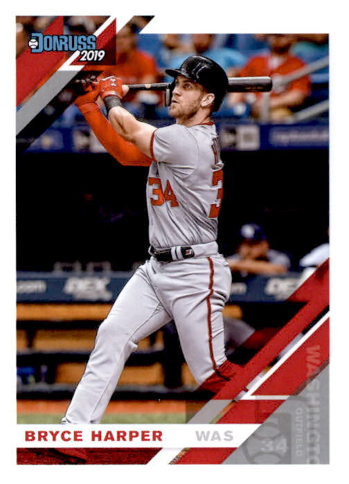Bryce Harper 2019 Donruss Card 183 Baseball Cards