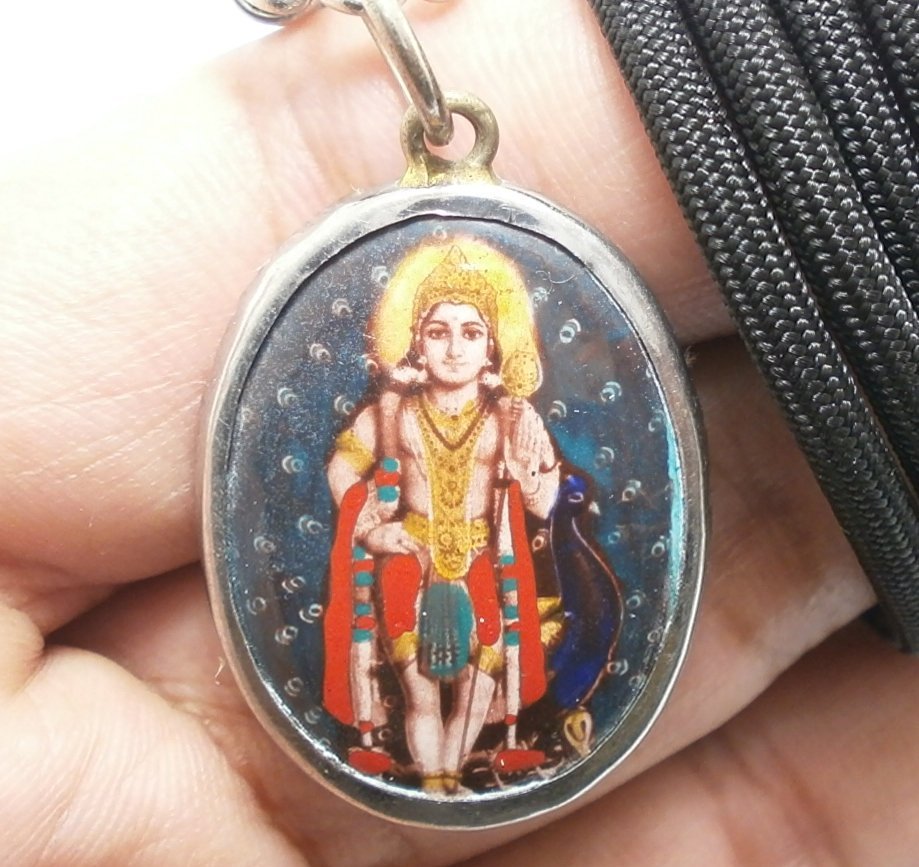 lord Murugan locket amulet pendant muruga kartikeya skanda god of war ...