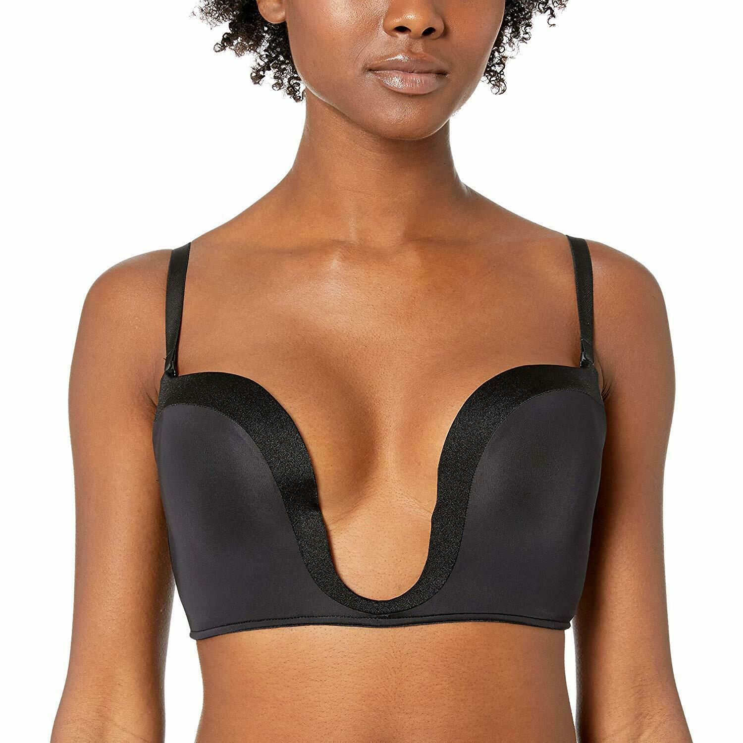 Wonderbra Black Ultimate Silhouette Plunge Bra Us 36a Uk 36a Nwot Bras And Bra Sets 3479