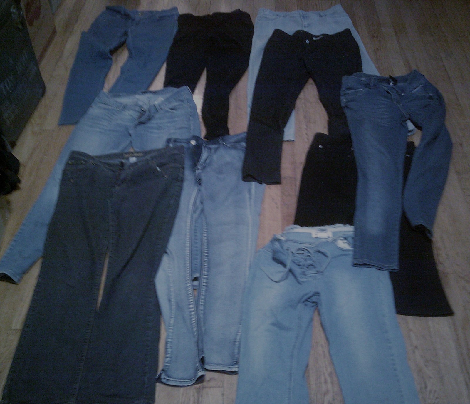Bulk Lot New Used Designer Vintage Women’s Stretch Jeans Pants 10 pairs