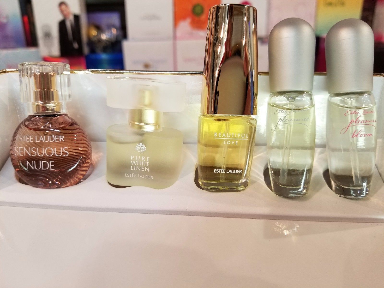 Pc. Mini Set Sensuous Nude Estee Lauder Pleasures Gift Set NIB