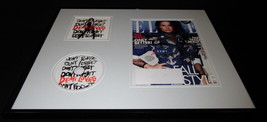 Demi Lovato Signed Framed 16x20 Elle Canada Magazine Cover & Don't Forget CD Set image 1
