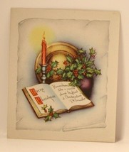 Vintage Christmas Card Merry Christmas   - $4.94