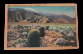Vtg Postcard Mt. San Jacinto From Desert California Longshaw Card Co. 1956 - $9.99