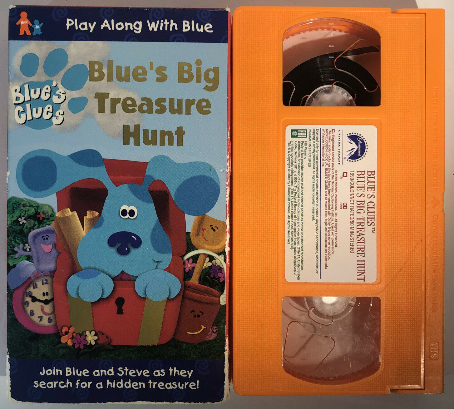 Blues Big Treasure Hunt VHS 1999-TESTED-RARE VINTAGE COLLECTIBLE-SHIPS ...