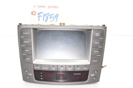 06-08 LEXUS IS250 Radio Navigation Display Touch Screen F1859 - $550.00