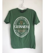 Guinness Mens SMALL Cotton T Shirt St James’s Gate Dublin Green - $9.89