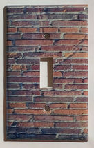 Red Brick wall patterns Light Switch Outlet wall Cover Plate Home Decor image 4