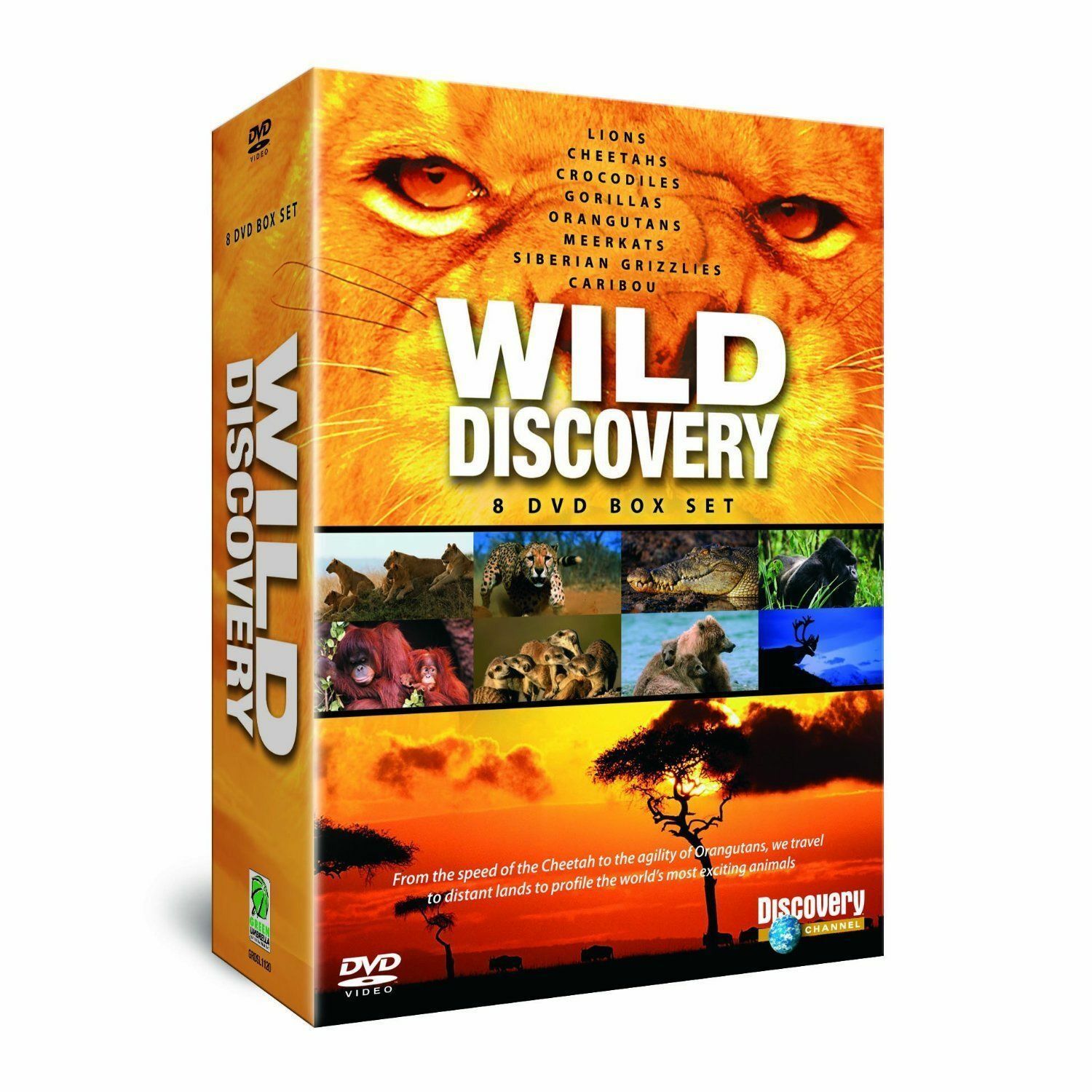 Wild Discovery [DVD] 8 discs box set (GOOD) (GUT) DVD, HD DVD & Bluray